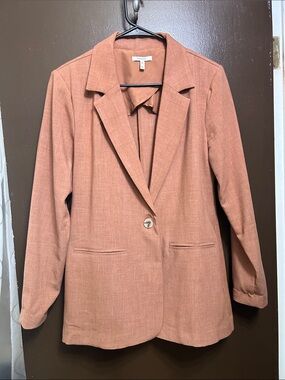 Women's Camel Blazer Jacket